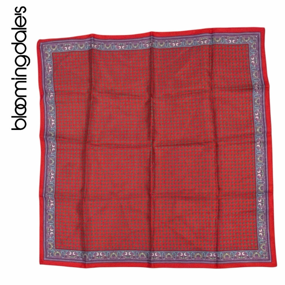 Bloomingdale's The Men’s Store All Silk Scarf Pocket Square‎